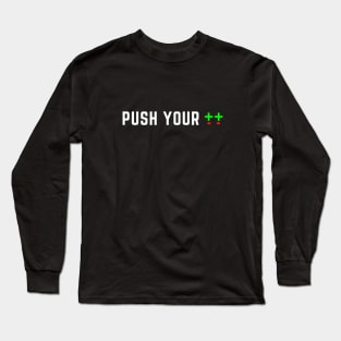 Push Your Changes - Dark Long Sleeve T-Shirt